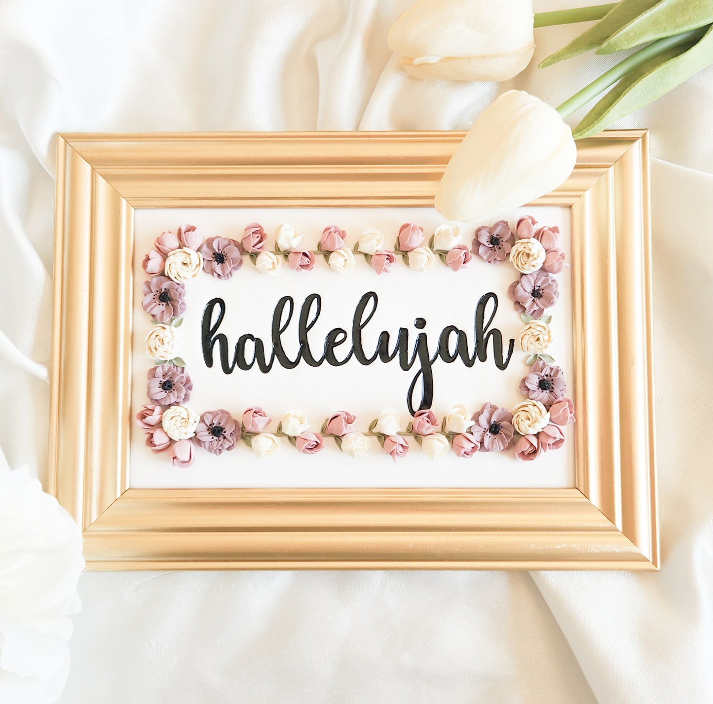 Hallelujah 3D Floral Art