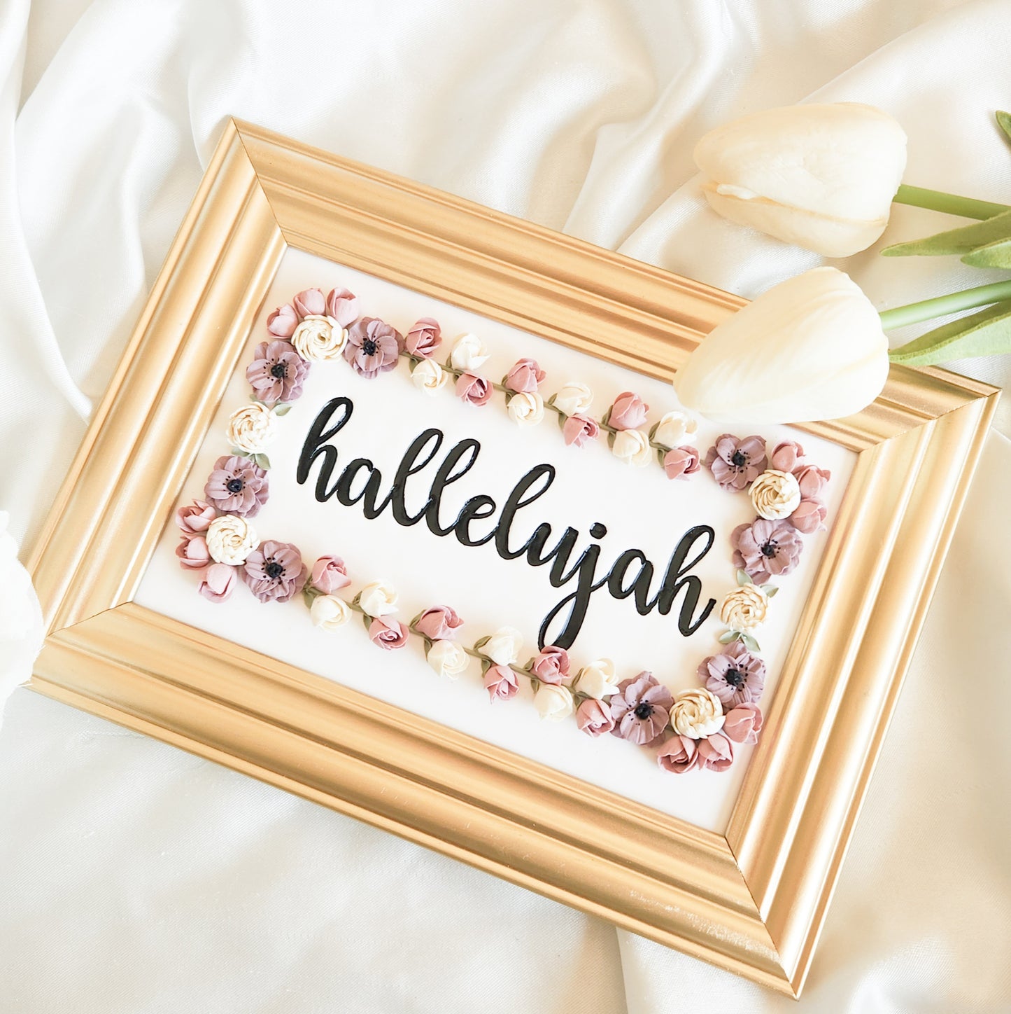 Hallelujah 3D Floral Art