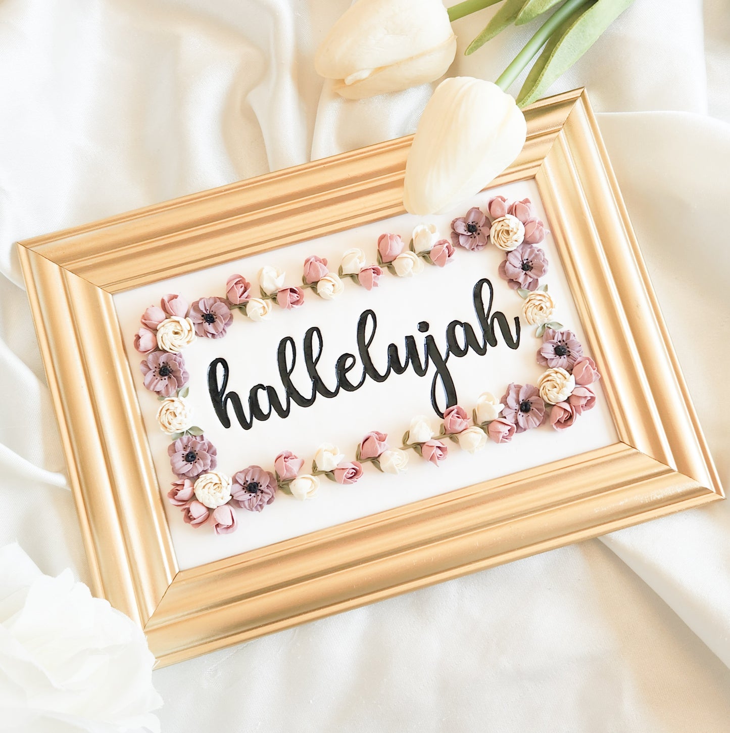 Hallelujah 3D Floral Art